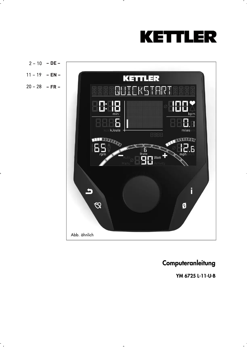 Image de la première page du manuel de l'appareil Optima 400