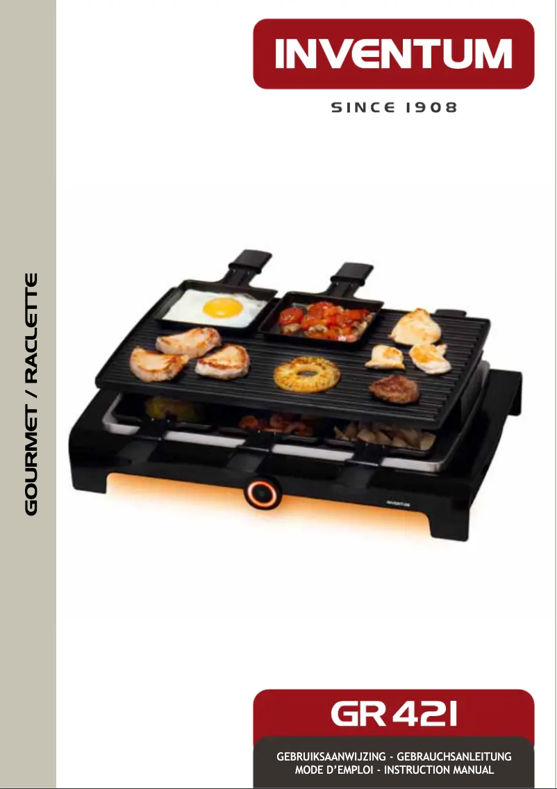 Image de la première page du manuel de l'appareil GR421