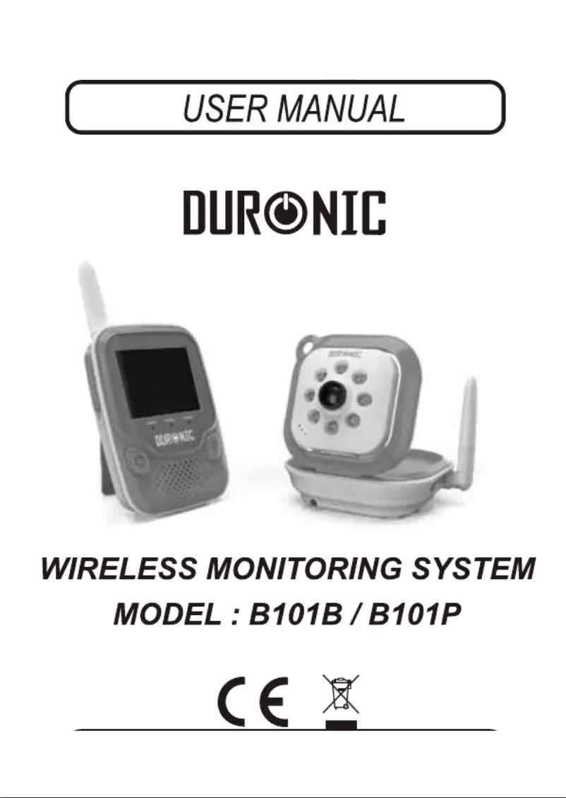 Image de la première page du manuel de l'appareil B101B