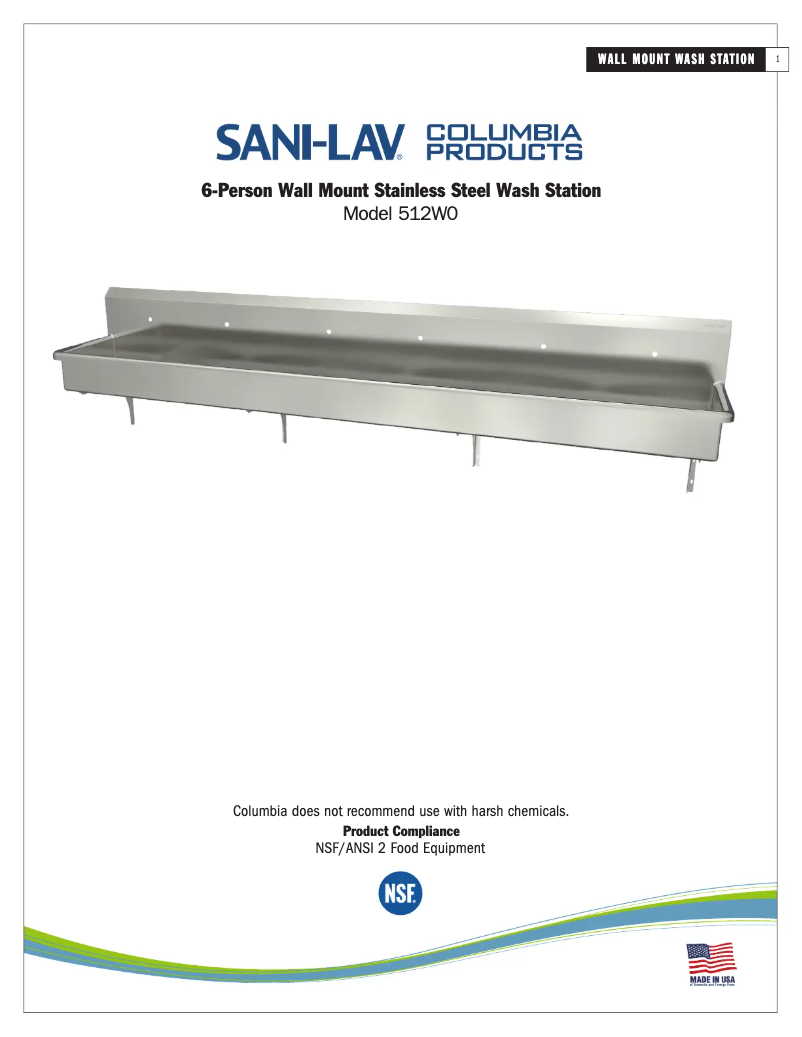 Imagen de la primera página del manual del dispositivo 512W0