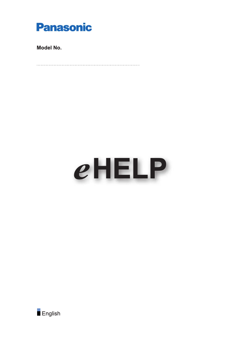 Page 1 of the manual User Manual Panasonic TX-65HX820B