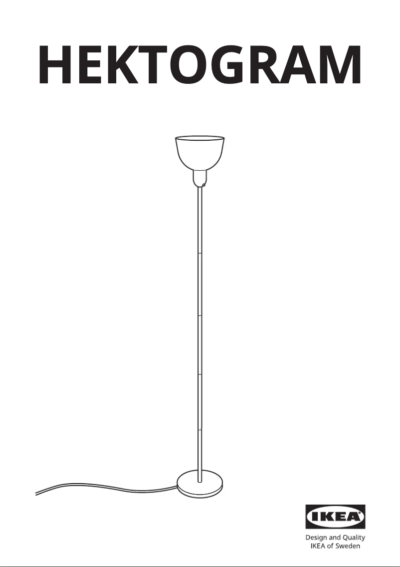 Image de la première page du manuel de l'appareil HEKTOGRAM 204.594.22