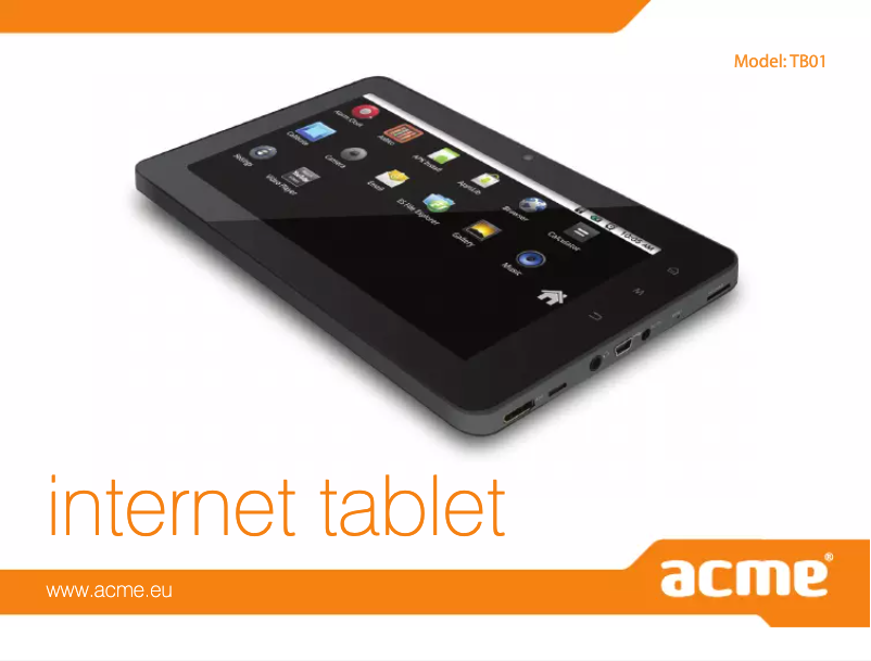 Página 1 del manual Manual de usuario Acme United TB01