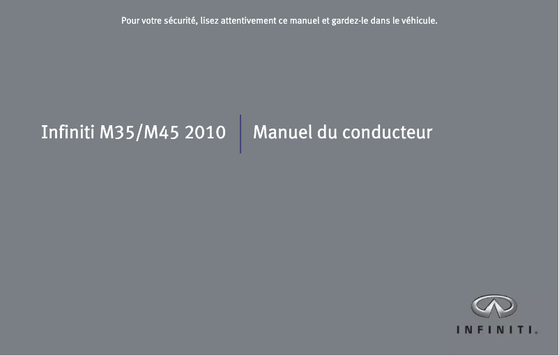 Página 1 del manual Manual de usuario Infiniti M45 (2010)