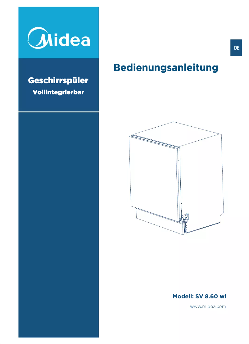 Page 1 de la notice Manuel utilisateur Midea SV 8.60 WI