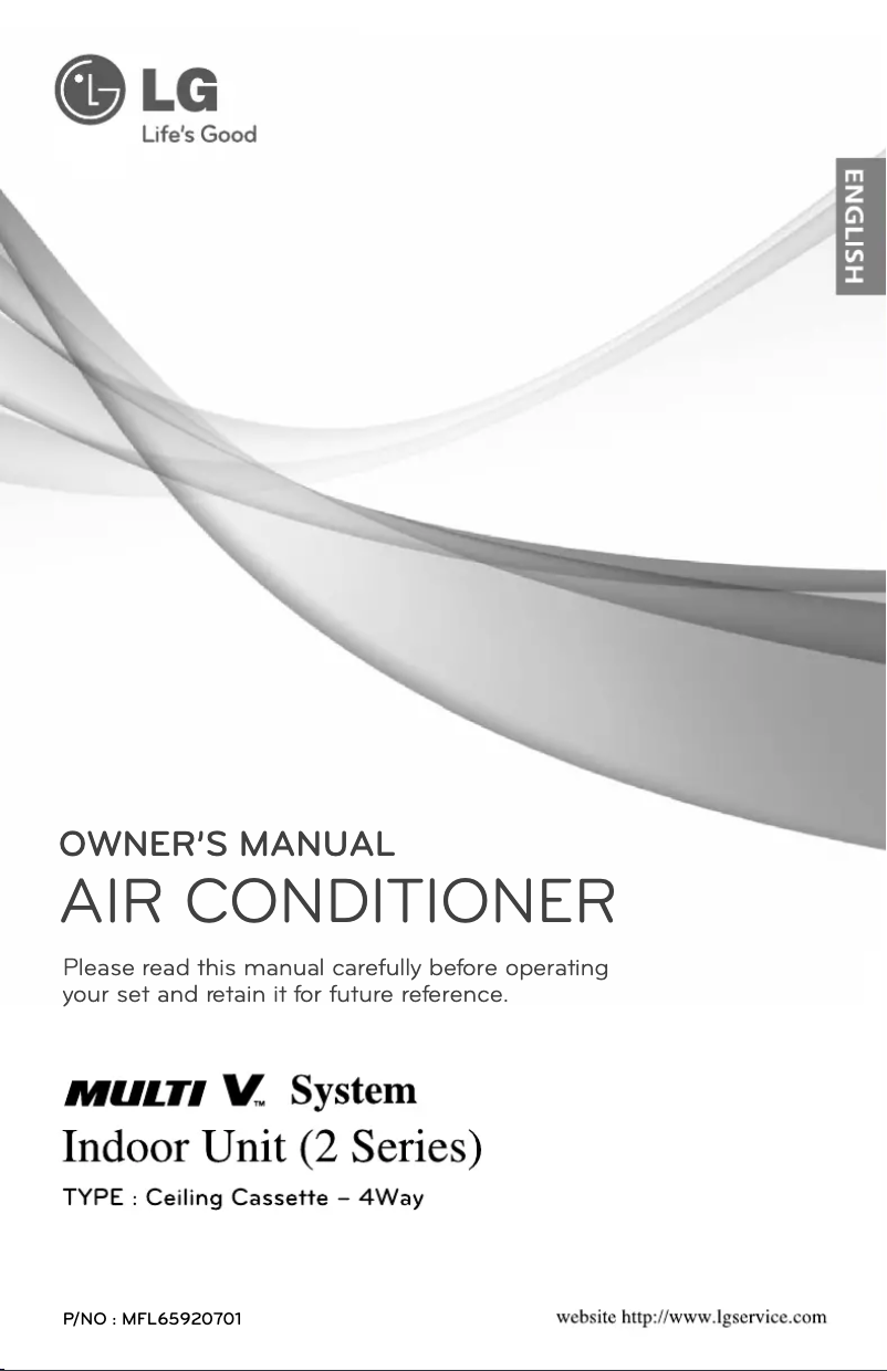 Page 1 of the manual User Manual LG JRNU24GTPA2