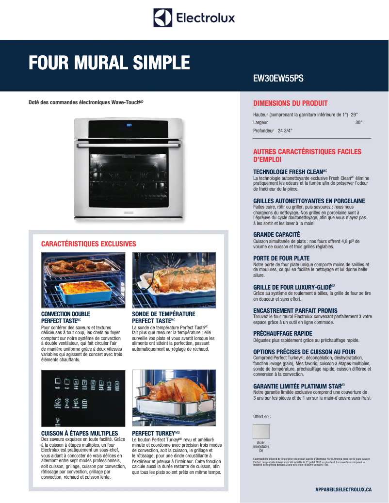 Image de la première page du manuel de l'appareil EW30EW55PS
