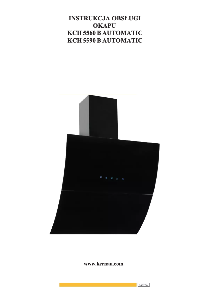 Página 1 del manual Manual de usuario Kernau KCH 5560 B