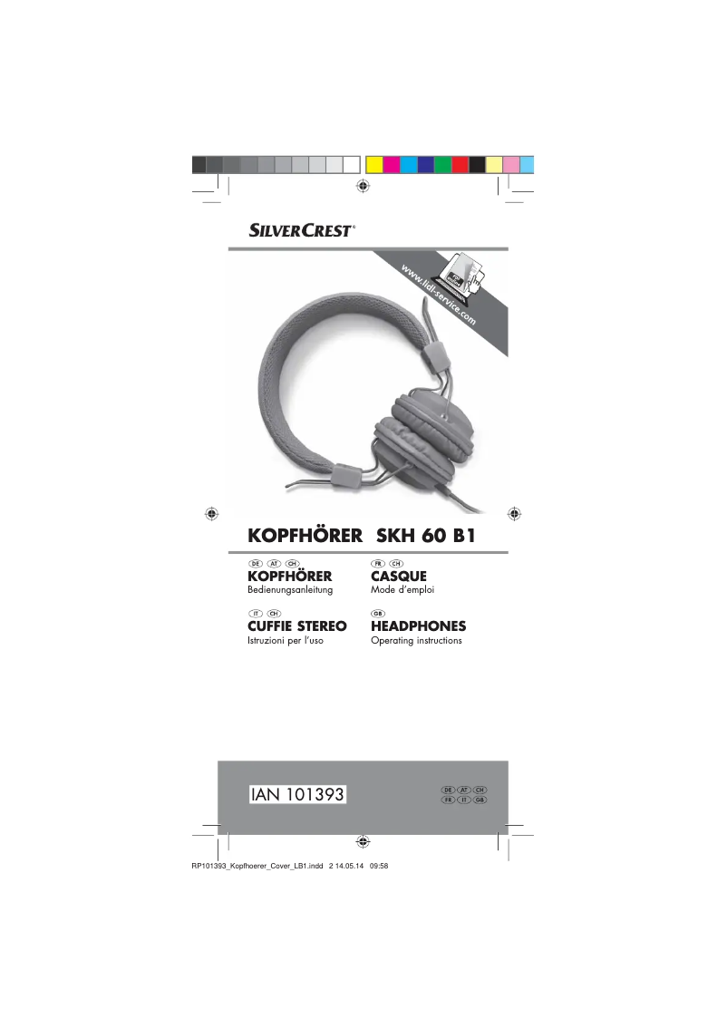 Page 1 de la notice Manuel utilisateur SilverCrest SKH 60 C1