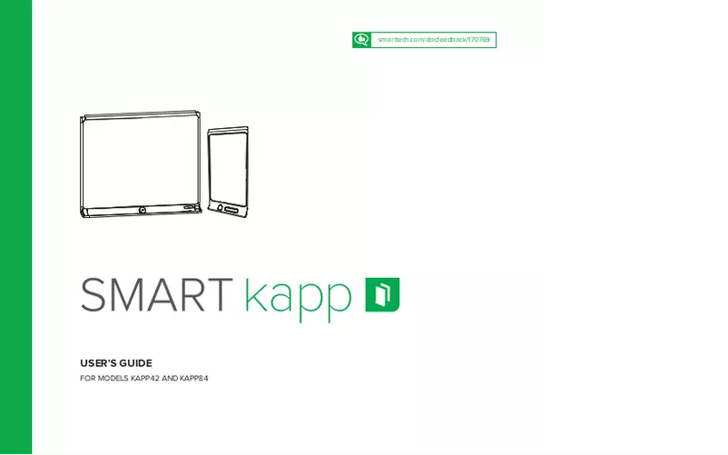 Page n°1 - Manuel utilisateur SMART Technologies kapp 42