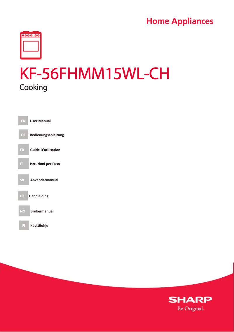 Page 1 de la notice Manuel utilisateur Sharp KF-56FHMM15WL-CH