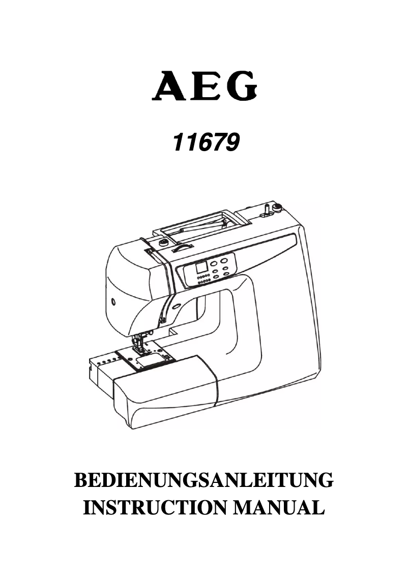 Page 1 de la notice Manuel utilisateur AEG 679