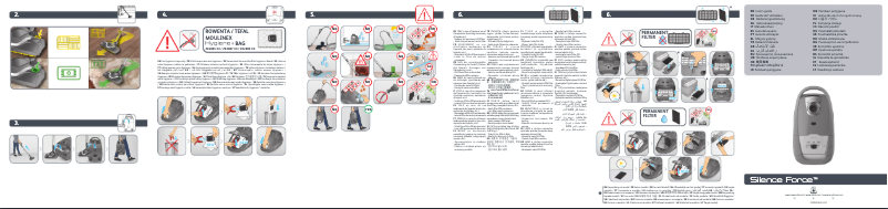 Page 1 de la notice Manuel utilisateur Rowenta Silence Force RO7793