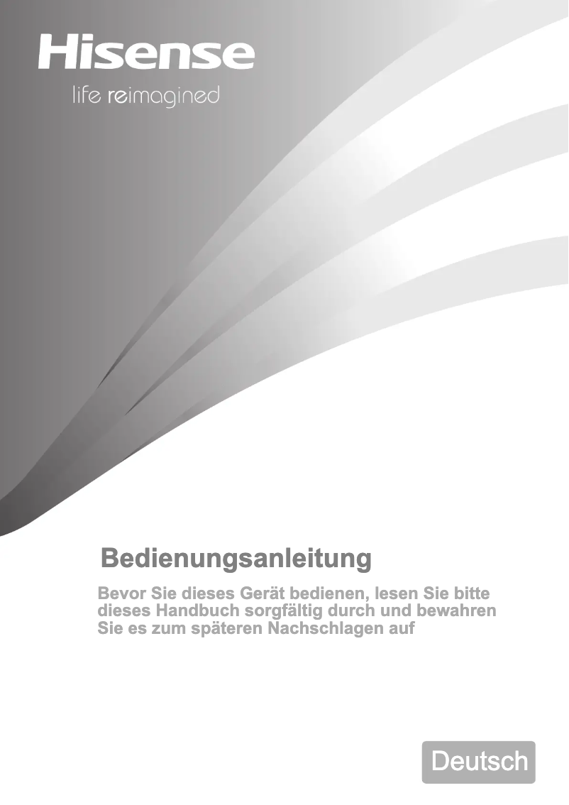 Page 1 de la notice Manuel utilisateur Hisense RB390N4CCD