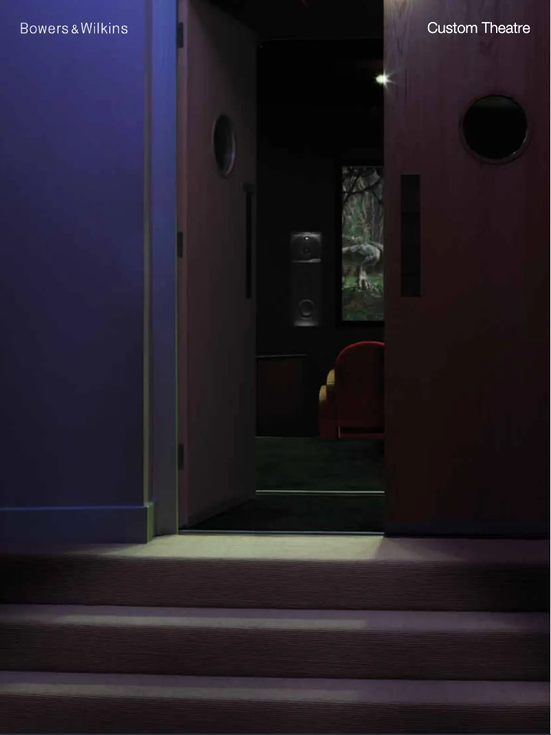 Página 1 del manual Folleto Bowers & Wilkins CT7.5 LCRS