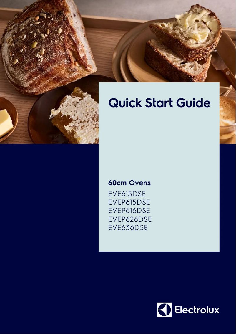 Page 1 de la notice Guide de démarrage rapide Electrolux EVE615DSE