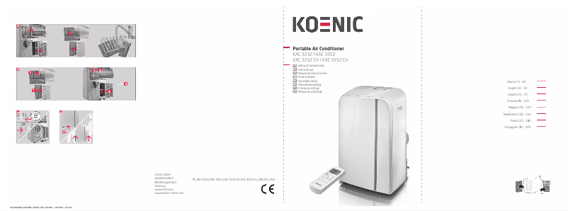 Page 1 de la notice Mode d'emploi Koenic KAC 3232