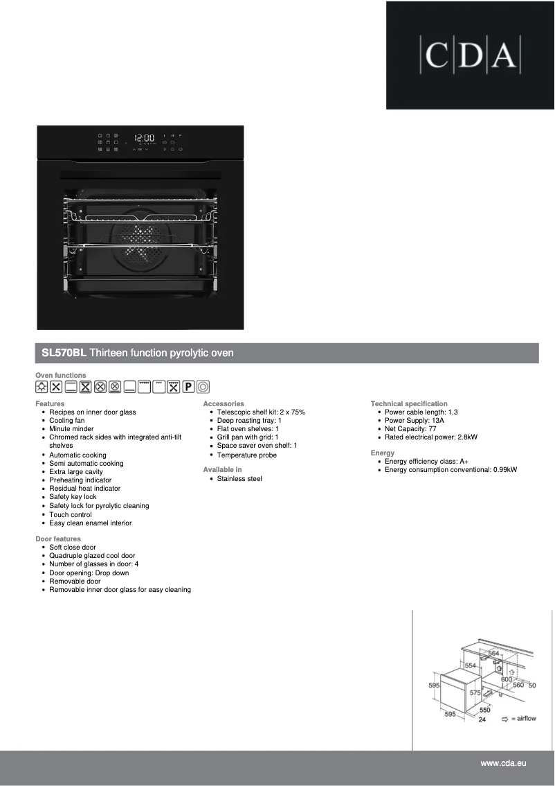 Image de la première page du manuel de l'appareil SL570BL