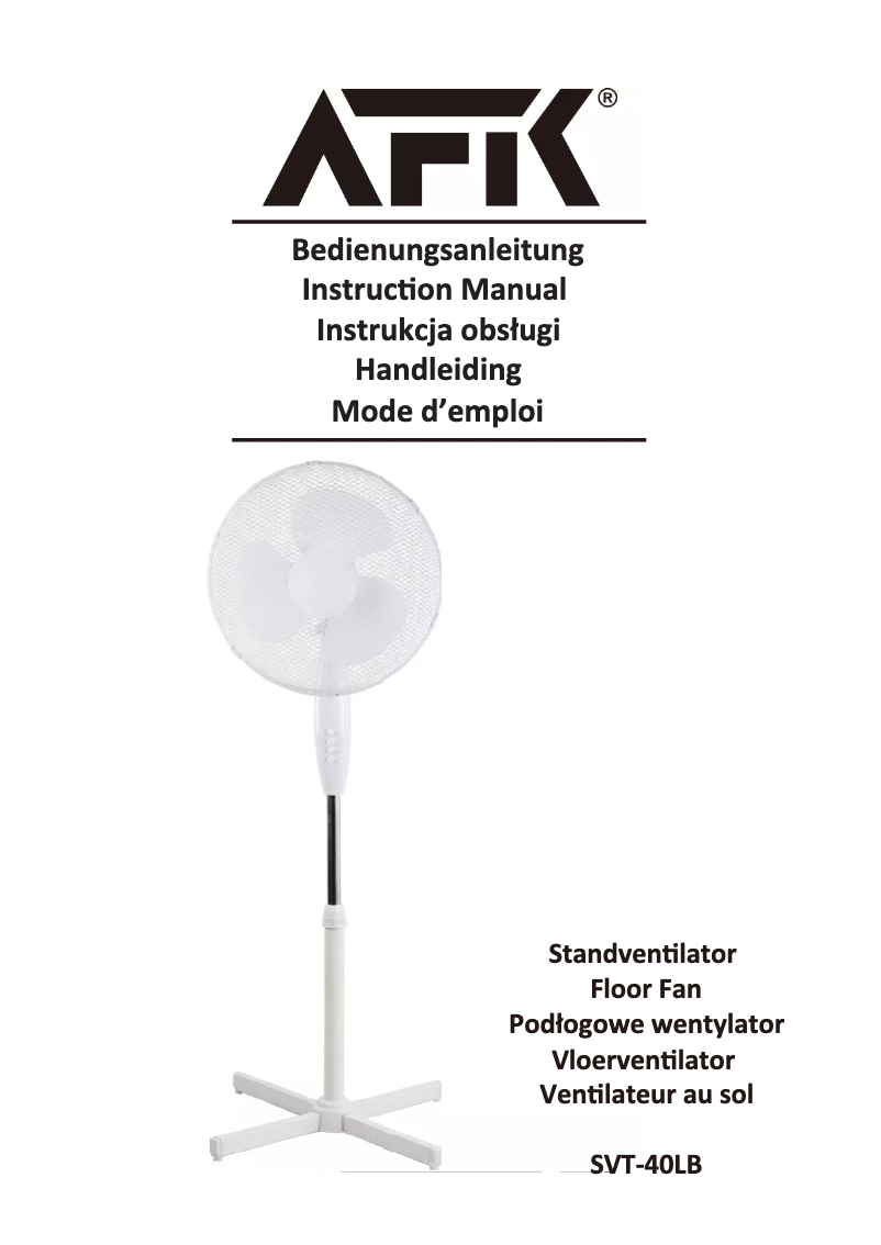Página 1 del manual Manual de usuario AFK SVT-40