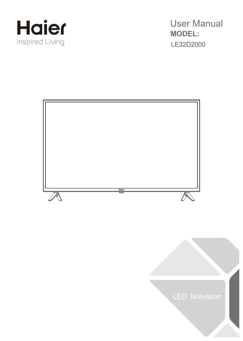 Página 1 del manual Manual de usuario Haier LE32D2000