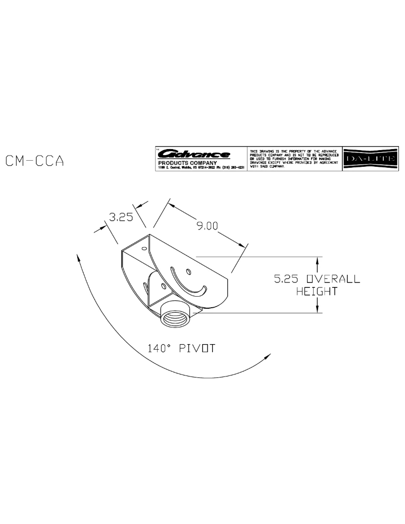 Image de la première page du manuel de l'appareil CM-CCA