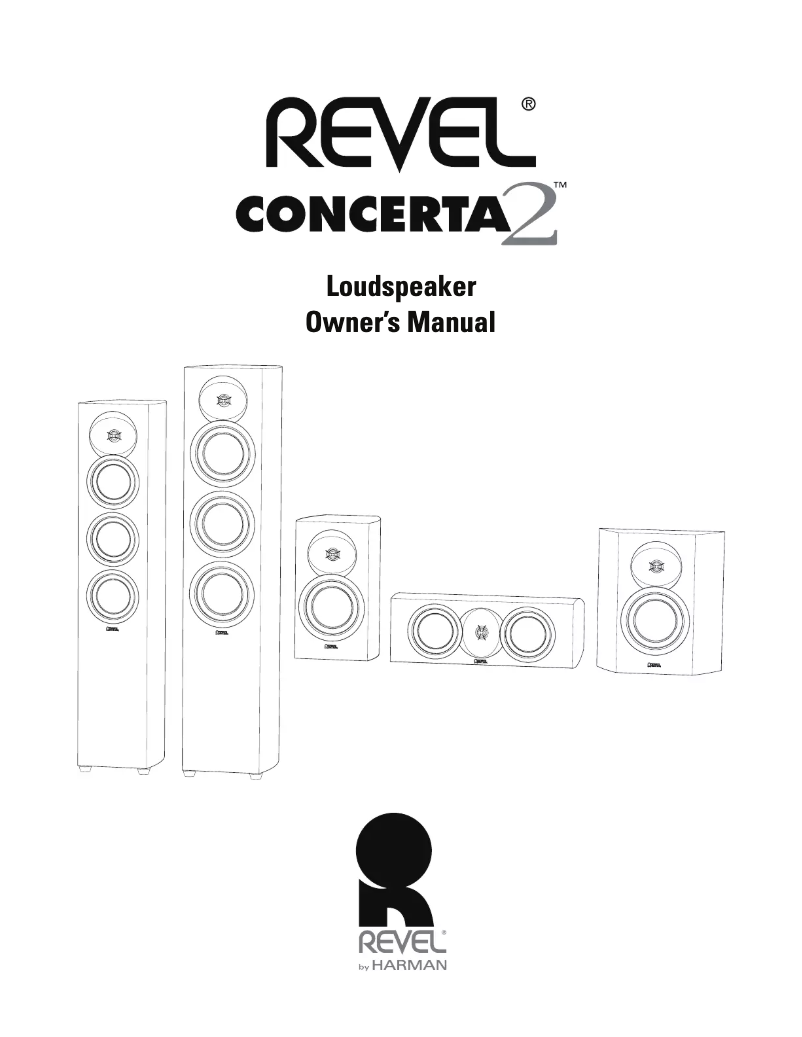 Page n°1 - Manuel utilisateur Revel Concerta 2 C25