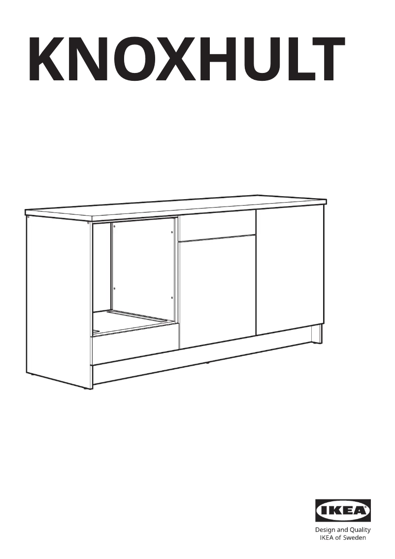 Página 1 del manual Manual de usuario Ikea KNOXHULT 703.267.88