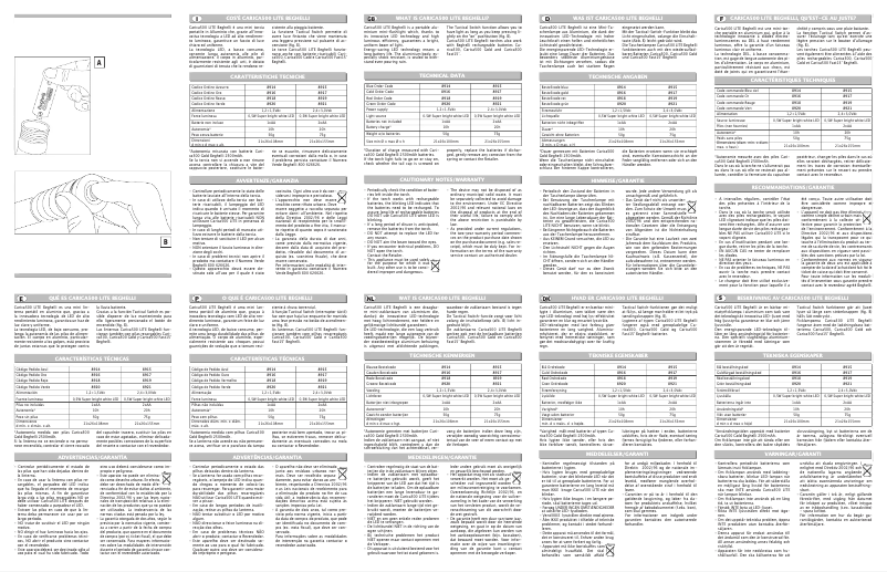 Page 1 de la notice Manuel utilisateur Beghelli 8914