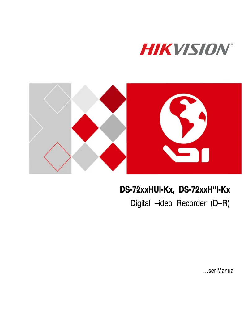 Página 1 del manual Manual de usuario Hikvision DS-7204HQI-K1