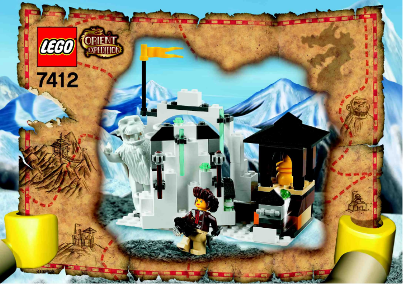Page 1 de la notice Manuel utilisateur Lego Yeti's Hideout