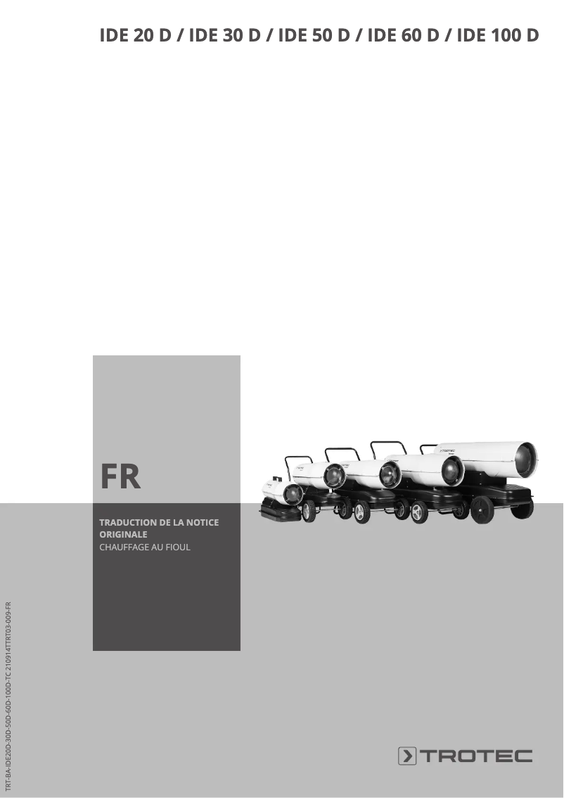 Imagen de la primera página del manual del dispositivo IDE 20 D