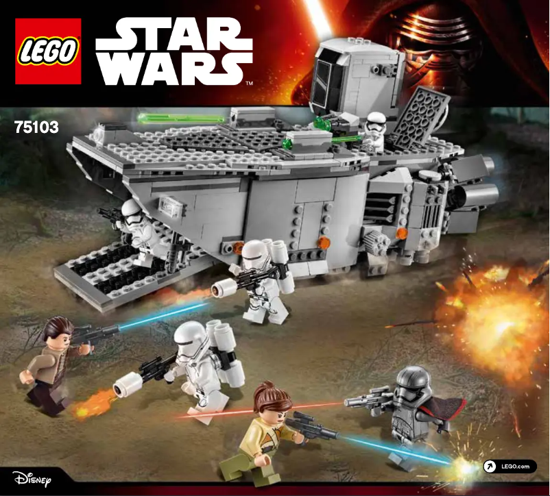 Page n°1 - Manuel utilisateur Lego Star Wars 75103