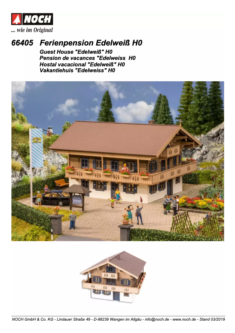 Page n°1 - Manuel utilisateur NOCH 66405