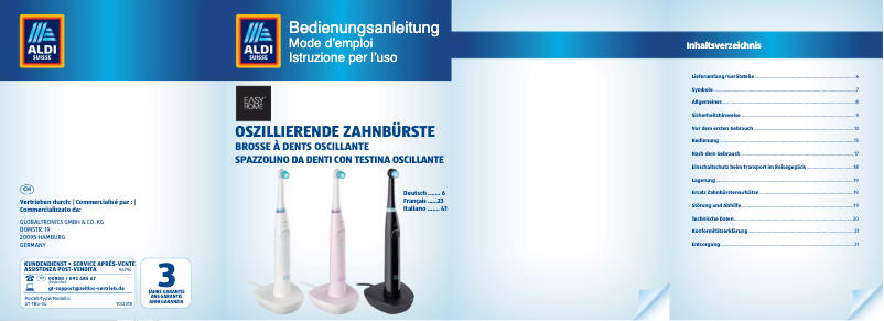 Page 1 de la notice Manuel utilisateur Eurodont GT-TBo-04