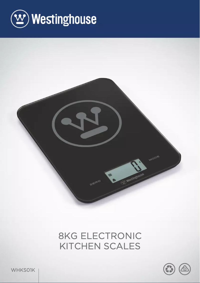 Page 1 de la notice Manuel utilisateur Westinghouse WHKS01K