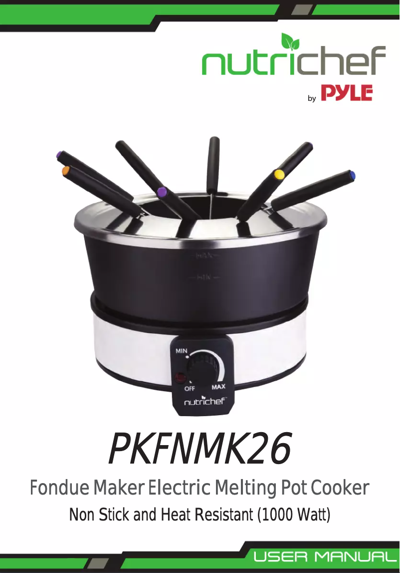 Page n°1 - Manuel utilisateur Nutrichef PKFNMK26