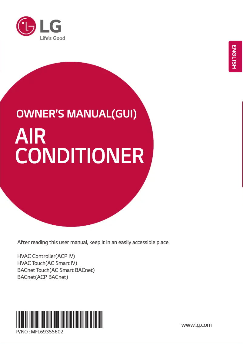 Page n°1 - Manuel utilisateur LG PBACNA000