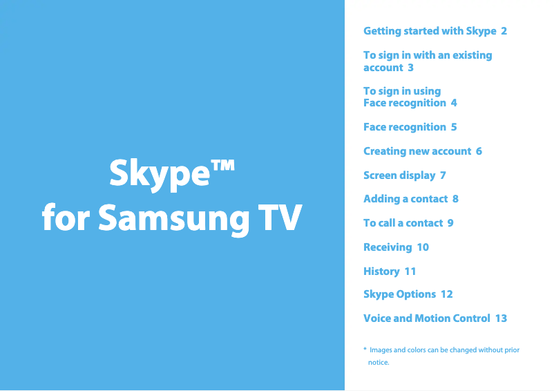 Page 1 de la notice Manuel utilisateur Samsung UN55ES7100F