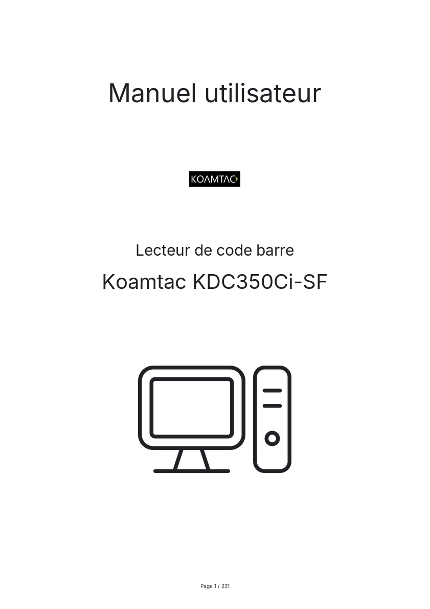 Image de la première page du manuel de l'appareil KDC350Ci-SF