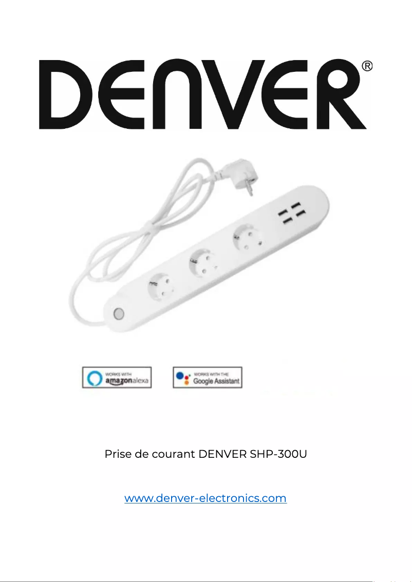 Page n°1 - Manuel utilisateur Denver SHP-300U