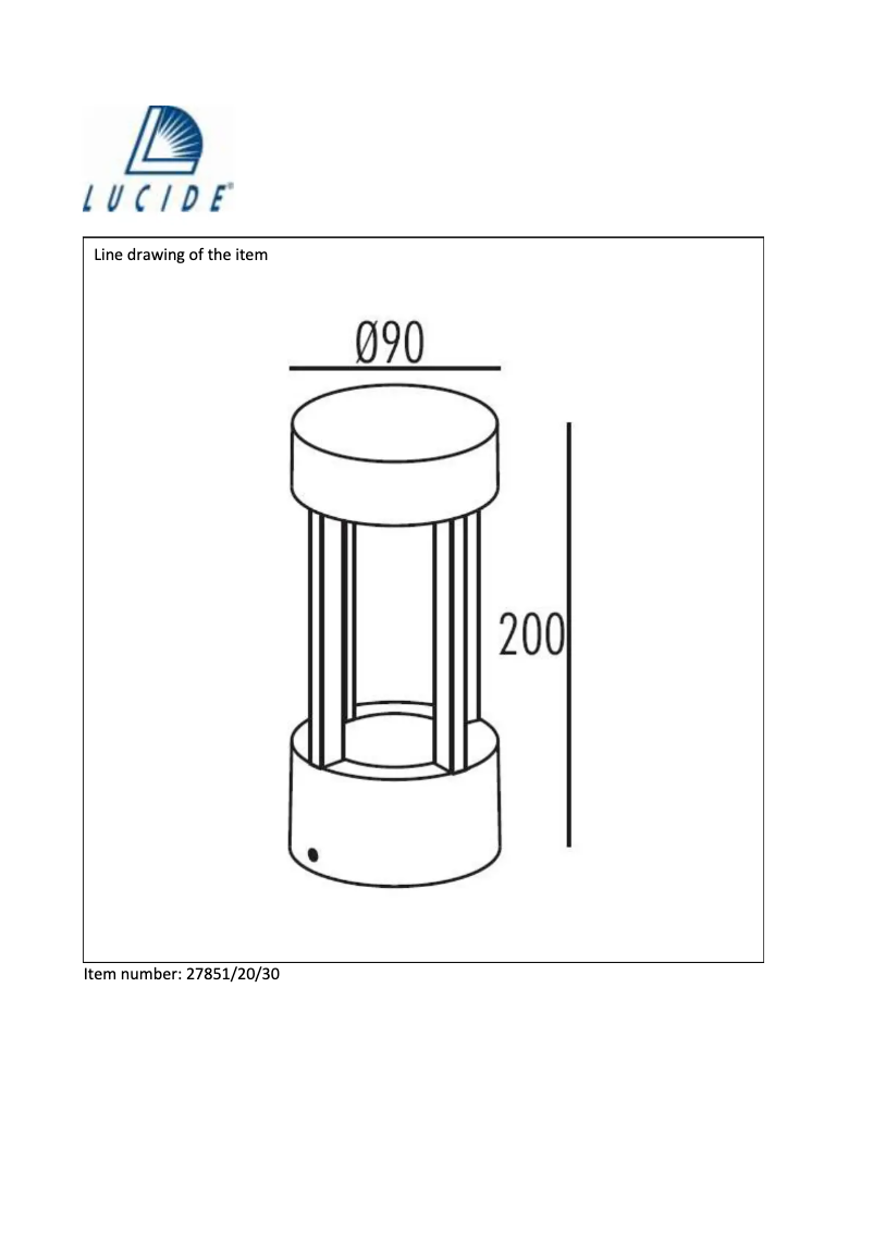 Page n°1 - Manuel utilisateur Lucide Rimo