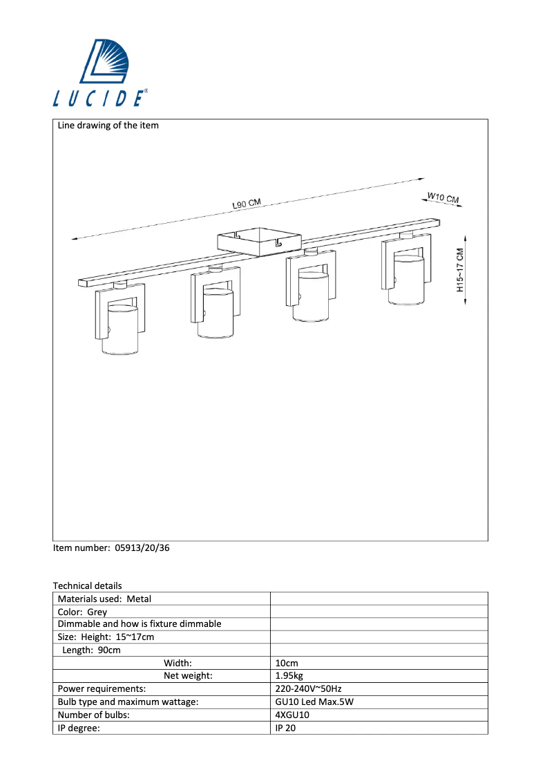 Image de la première page du manuel de l'appareil Conni 05913/20/36