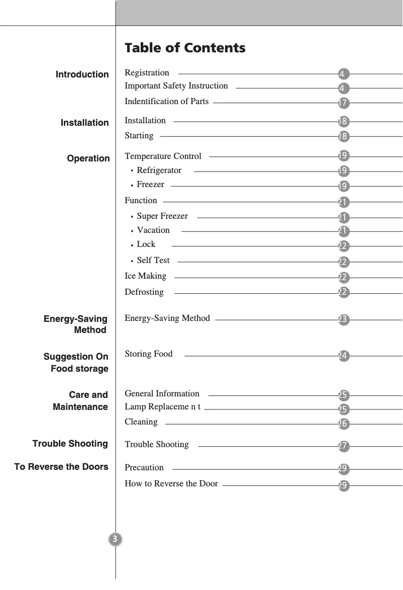 Page 1 of the manual User Manual LG GC-B399PLQK