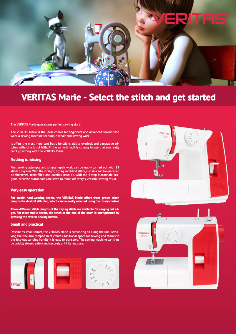 Page n°1 - Fiche technique Veritas Marie