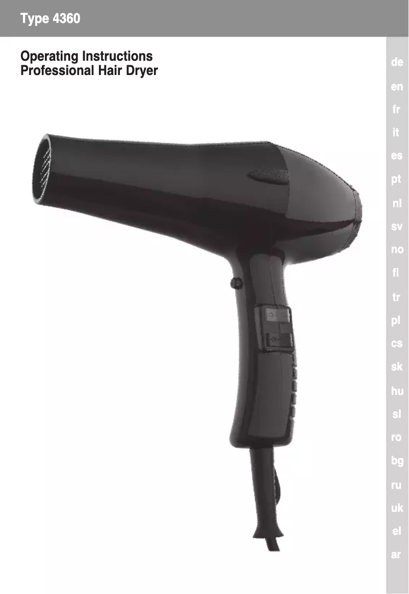 Page 1 de la notice Manuel utilisateur Moser 4360 Protection