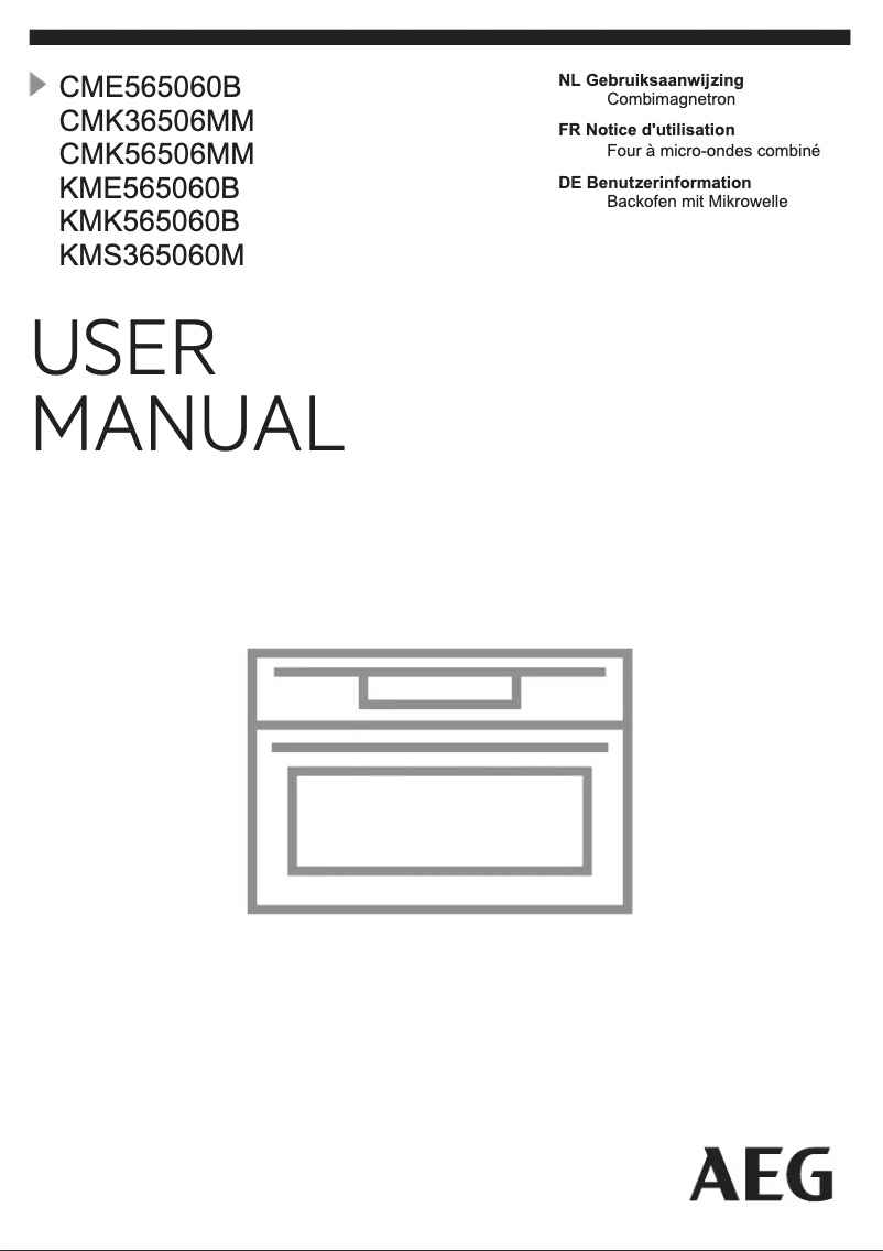 Page 1 de la notice Manuel utilisateur AEG CME565060B