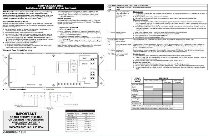 Página 1 del manual Guía de instalación Frigidaire FFED3025PW