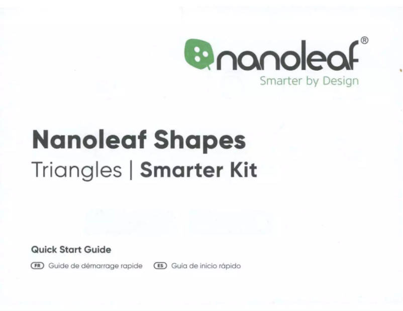 Page 1 de la notice Manuel utilisateur Nanoleaf NL47-7003TW-7PK