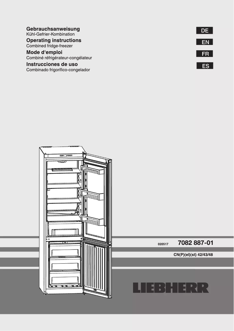 Page n°1 - Manuel utilisateur Liebherr CNPEL 330