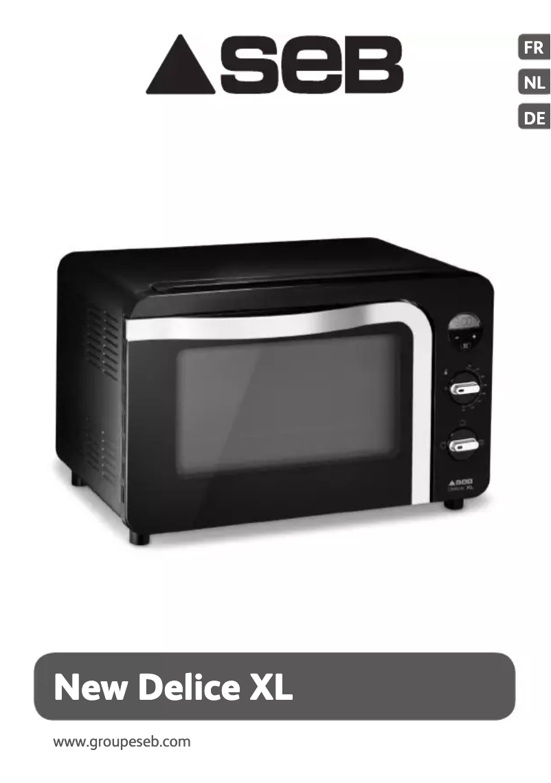 Page 1 de la notice Manuel utilisateur SEB New Delice XL OF281811